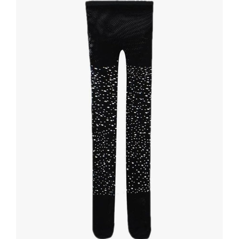 Sparkly Fishnet Tights Rhinestone Embellished Pantyhose Party‎ Clubwear H-16